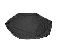 Ausla Cubierta para Caja de, Cubierta para Caja de Hexagonal de PVC de Poliéster 140 X 120 X 20 Cm, Impermeable para Piscina con Cordón para Jardín Al Aire Libre, Bloqueo de Lluvia de Polvo, (Black)