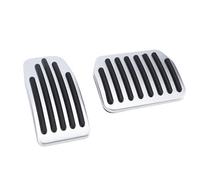 Ausla Cubiertas de Pedal de Reemplazo para 3/Y, Metal Plateado con Textura Antideslizante, Ajuste Directo para Modelos 2016-2025 para Mejorar el Estilo Interior