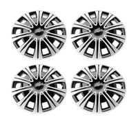 Ausla Cubiertas para Llantas Tapacubos ABS de 17 Pulgadas Juego de 4 Cubiertas para Ruedas con Clip para Ruedas de Acero Protectores de Llantas Estilo Deportivo para Coches Universales R17