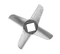 Ausla Cuchilla Picadora de Carne de Acero Profesional, Diseño en Forma de Cruz, Cinco Cuchillas Intercambiables para Cocinar en Casa y Hacer Salchichas (No 22)