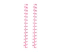 Ausla de Encuadernación de Hojas Sueltas, Peine de Encuadernación de Plástico PP, Carpeta de Papel Manual Cortable de 30 Orificios de 10 Mm para Aproximadamente 65 Hojas, Herramienta de Archivo (PINK)