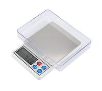 Ausla Diseño Portátil, Pantalla Digital Precisa, Escalas Digitales multifuncionales: Pequeñas y Exquisitas, Se Ajusta en su Bolsillo para Uso sobre el Uso de Acero Inoxidable y ABC