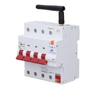 Ausla Disyuntor Inteligente, Disyuntor de Medición 4P 63A con Carcasa Retardante de PC, Monitoreo del Temporizador de Control Remoto de la Aplicación, Cortocircuito de Sobrecarga para (CA 400 V.)