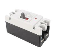 Ausla Disyuntor Moldeado, 2P DC 1000V 200A MCCB Interruptor de Protección de Batería Solar Protección contra Sobrecarga de Cortocircuito para Solar Fotovoltaico Energía Eólica