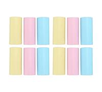 Ausla Documento de Impresora Térmica Multicolor, Mini Auto Adhesivo, 12 Rollos, 57x25 Mm, Ideal para Etiquetas y Fotos de Bricolaje para Estudiantes y Proyectos Creativos