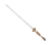 Ausla Espada de Cosplay Impresa en 3D, Accesorio Ligero de PLA con Colores Vibrantes, Diseño Detallado para Eventos de Disfraces de Anime (Verde Luminoso)