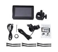 Ausla Espejo para Bicicleta, Cámara de Vista Trasera 1080P con Monitor de 5", Visión Nocturna, Ángulo Amplio de 110°, Batería de 12H, Compatible con Bicicletas de Montaña y Carretera