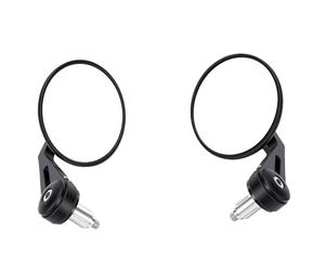 Ausla Espejos de Barra Final de Motocicleta para Manillar de 22 Mm y 7/8 "