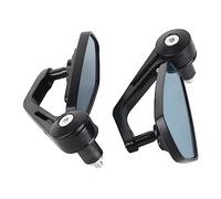 Ausla Espejos Laterales de Motocicleta Espejo Retrovisor de Aleación de Aluminio Vista Amplia Ajustable de 360 grados 15 X 7 X 6 Cm para Montar en Manillar Desplazamientos y Uso Diario en Carretera