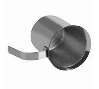 Ausla Espumador de Leche Manual, Espumador de Leche con Bomba Manual de Acero Inoxidable con Doble Pantalla de Espuma, Jarra de Espuma de 400 Ml y 800 Ml, Boquilla Fácil de Verter para Chocolate
