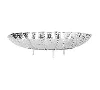 Ausla Estante de Placas de de Acero Inoxidable, Tamaño Ajustable, Disfrute de los Sabores Originales con Uso de Múltiples Usos para Verduras, Frutas, Huevos, Carnes y Mariscos