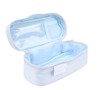 Ausla Estuche de Lápices Plegable de Gran Capacidad, Tejido con Memoria con Bolsillo Interior y Asa de Transporte, Organizador para Suministros Escolares, Universitarios, de Oficina y