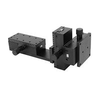 Ausla Etapa de Traducción Lineal Aleación de Aluminio Eje XYZ Plataforma de Recorte Manual HF3 A90 Guía de de Milano con Transmisión de Engranajes de 40 X 90 Mm para Equipos ópticos Dispositivos de