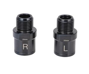 Ausla Extensor de Pedal de Bicicleta, Espaciadores de Pedal Mecanizados CNC de Aleación de Ti de 20 Mm, Adecuados para Bicicletas de Montaña y de Carretera