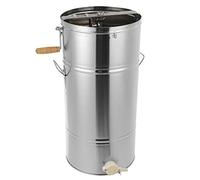 Ausla Extractor de Miel Manual de Acero Inoxidable de 25 X 45 Cm Máquina Centrífuga de Miel de 2 Marcos con Engranaje de Hierro Fundido Fondo Plano para Apicultores Extracción de de Colmena