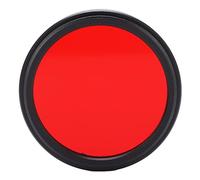 Ausla Filtro de Lente a Todo Color de 37 Mm, Kit de Filtro de Vidrio óptico Resistente Al Agua, Mejora la Fotografía del Amanecer y el Atardecer, Compatible con Cámaras SLR de 37 Mm (Rojo)