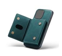 Ausla Funda Magnética Desmontable para Teléfono con Billetera, Porta | Diseño de soporte plegable, almacenamiento para tarjetas, fotos en efectivo, protección de cámara elevada, conexión