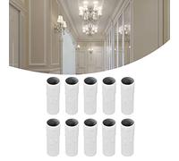 Ausla Fundas de Goteo para Velas, 10 Unidades, 80 Mm X 25 Mm, Fundas de Hierro para Velas, Fundas de Tubo para Luces, Candelabros, Lámparas de Pared, Lámparas, Lámparas Colgantes,
