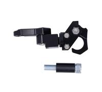 Ausla Gancho de Motocicleta CNC Aleación de Aluminio Soporte para Casco Plegable Manillar Gancho para Colgar Casco Botella de Equipaje para 250 300 2018 2020 Jinetes (Black)