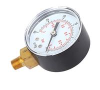 Ausla Guígues de Vacío de Aire, -1-0bar -30-0inhg 50 Mm 1/8 BSPT Conexión Inferior para Aire, Agua, Aceite, Medición de Alta Precisión, Componentes de Latón, Lecturas Claras, Opresión del, Versátil