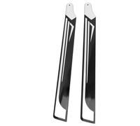 Ausla Hélices de Helicóptero RC Cuchillas Principales de Plástico Reemplazo de Hélice Doble Paquete de 2 Ajuste Estándar para Flywing FW450 V3 para Mantenimiento y Reparación de Helicópteros RC