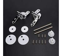 Ausla Herrajes para Asiento de Inodoro, Juego de Bisagras Ajustables para Tapa de Inodoro de Aleación de Zinc con Tuercas y Arandelas de Sujeción para Modelos de Estándar