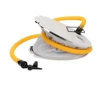 Ausla Inflador de Bomba de Pie, Bomba de Aire Manual de Doble Acción de Plástico con Manguera a Prueba de Roturas de 5 Pies y Adaptador HR, Deflación de Inflado para Barcos, Camas de Aire, Juguetes de