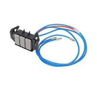 Ausla Interruptor de Control de Asiento Neumático de Camión de 3 Bandas, Material ABS, Diseño de Alta Sensibilidad para Ajuste Universal de Asiento Neumático de Camión