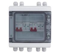 Ausla Interruptor de Desconexión Solar DC500V, Protector Duradero, Disyuntor de 32 A, Resistente A la Intemperie IP65 para el Hogar y RV