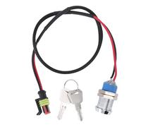 Ausla Interruptor de Llave de Encendido, Llave de Arranque Universal, Interruptor de Encendido, Cerradura a Prueba de Golpes para Tractores, Montacargas, Vehículos de Ingeniería,