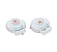 Ausla Interruptor de Pie de Molinete, Acero Inoxidable para PC, Interruptor de Pie Marino de 2 Piezas para un Fácil Control de Ancla hacia Arriba y hacia Abajo, 12 V 24 V Compatible para Barcos