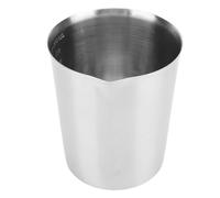 Ausla Jarra para Espumar Leche, Taza Medidora de Acero Inoxidable 304 con Marcas de Graduación Grabadas, Taza Espumadora Latte Art para Máquina de café Expreso, Uso en Cocina y café Barista (500ML)
