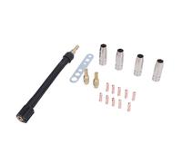 Ausla Juego de 18 Piezas de Consumibles de Soldadura para MB 15 15AK, Boquillas de Protección de Cuello Flexible MIG MAG y Puntas de Contacto, Kit de Repuesto de Antorcha de Soldadura