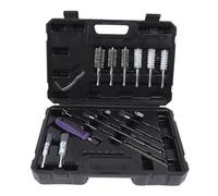 Ausla Juego de Cepillos de Limpieza de Alambre Trenzado de 19 Piezas, Accesorios de Limpieza de Taladro Eléctrico Duraderos para Mantenimiento de Motores e Inyectores de