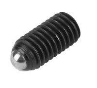 Ausla Juego de émbolos de Resorte de Bola de Acero Al Carbono Rosca de Tornillo M8 Émbolo de Bola de Acero 10 Piezas para Dispositivos Mecánicos y Abrazaderas Fácil Instalación Posicionamiento
