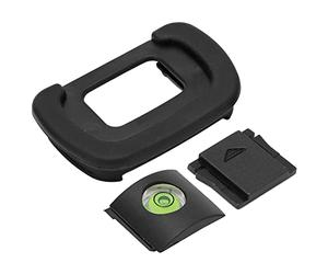 Ausla Juego de Oculares para Visor de Cámara con Características de Plástico y Goma, Nivel de Horizonte y Cubierta para Zapata Fría para Usuarios de Cámaras K5IIS K5II K30 K50 K5 K7 KS1