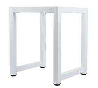 Ausla Juego de Patas de Mesa de Acero Moderno, Soporte de Patas de Muebles Simple con Pies Ajustables y Conexión a Presión, Soporte de Acero Grueso para Mesa de Comedor de Escritorio de Oficina en