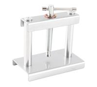 Ausla Juego de Prensa de Caja Trasera de Reloj Totalmente de Metal, Estructura Duradera con Múltiples Troqueles para Reparación de Relojes y Reemplazo de Baterías en Casa (con 12 Troqueles)