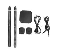 Ausla Kit de Batería de Aire Portátil, Baquetas Eléctricas y Pedal para Práctica Silenciosa para Adultos, Niños y principiantes.