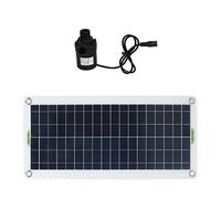 Ausla Kit de Bomba de Agua Solar, Silicio Policristalino de 30 W, 800 L por Hora, Ideal para Camping e Invernaderos