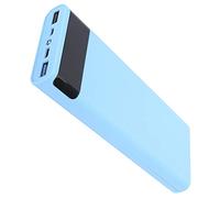 Ausla Kit de Caja de Batería ABS de Carcasa de Banco de Energía DIY de Carga Rápida para 8 Baterías PD QC 5V 9V 12V USB C Carga de Doble Uso para Usuarios de Teléfonos de Oficina de Viajes (Blue)