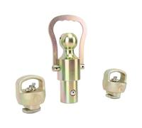 Ausla Kit de Enganche de Bola con Cuello de Cisne, Acero Inoxidable, Kit de Cadena de Seguridad Resistente para Camiones, Fácil de Usar y Duradero GNXA2062