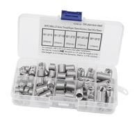 Ausla Kit de Insertos de Rosca Helicoidales Juego de Insertos de Reparación de Roscas M8 X 1,25 de Acero Inoxidable 304 80 Piezas para Piezas de Aluminio Reparación Rápida de Orificios Resistencia Al