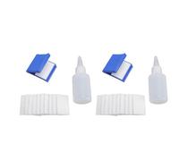 Ausla Kit de Limpiador de Fibra, Kit de Limpieza de Fibra óptica con Toallitas de 20 Piezas para Mantenimiento