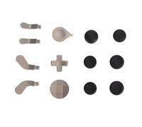 Ausla Kit de Palancas Magnéticas Botones de Repuesto de Metal con 4 Paletas Programables Estuche EVA Fácil Instalación para Controladores One Series 2 Juegos Competitivos (SILVER)