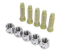 Ausla Kit de Pernos de Espárrago de Rueda, Rosca M12 X 1.5 de 52 Mm, Pernos de Rueda de Coche de Acero con Recubrimiento Antioxidante para Ampera J Cascada Mokka Zafira C