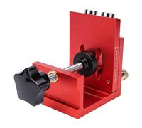 Ausla Kit de Plantilla para Ensambles con Tornillos de Bolsillo, Guía de Taladrado Ajustable a 15 Grados con Reglas Deslizantes de Doble Escala y 2 Brocas Recubiertas de Ti, para