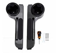 Ausla Kit de Reposabrazos para Asiento Trasero de Carrito de, Portavasos Doble con Diseño de Fibra de Carbono para Carritos de EZGO, Actualización Cómoda y Elegante