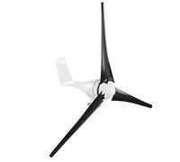 Ausla Kit Generador de Turbinas Eólicas, Aerogenerador de Aleación y Plástico con Controlador 100W 3 Palas 12V 24V 48V para Barcos Cabinas Terrazas Casas Móviles Operación de Bajo Ruido (48V)