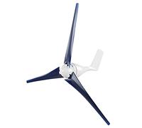 Ausla Kit Generador de Turbinas Eólicas, Aerogenerador de Aleación y Plástico con Controlador 100W 3 Palas 12V 24V 48V para Barcos Cabinas Terrazas Casas Móviles Operación de Bajo Ruido (48V)